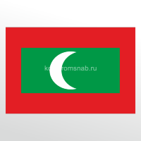 Флаг - Мальдивы Флаг - Мальдивы
