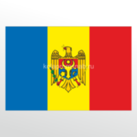 Флаг - Молдавия Флаг - Молдавия