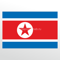 Флаг - Северная Корея КНДР