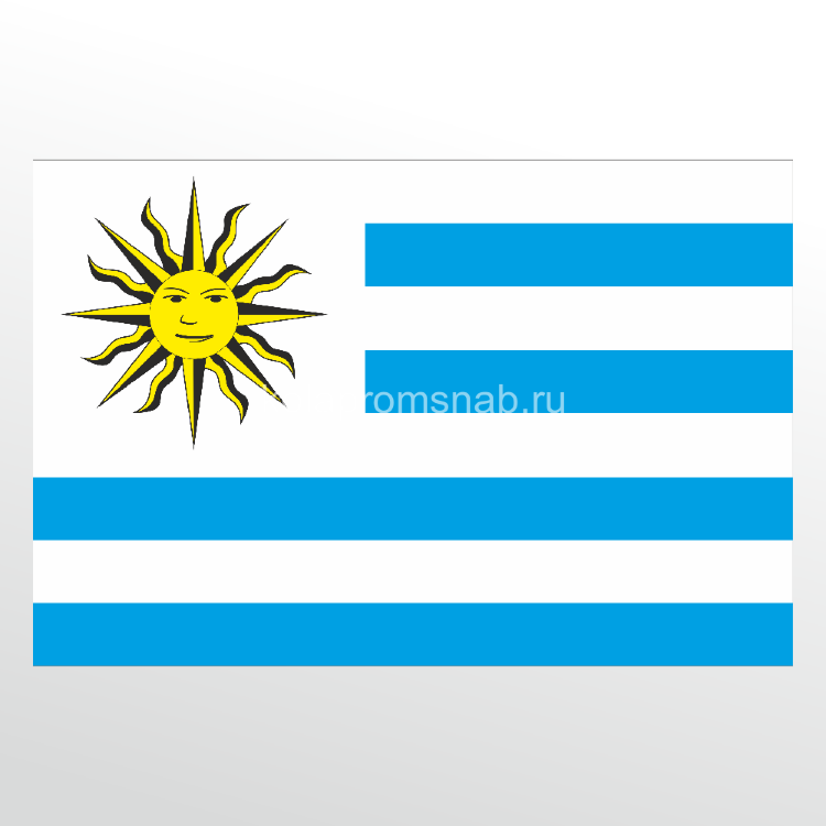 Флаг - Уругвай