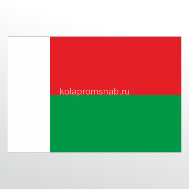 Флаг - Мадагаскар